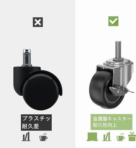 数量限定】サイドテーブル ワゴン ZXD キャスター付きコの字型