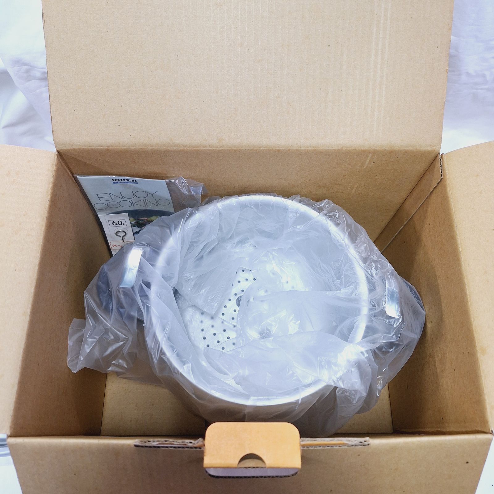 未使用☆箱あり RIKEN 理研 圧力鍋 PC1-60 調理器具 - メルカリ
