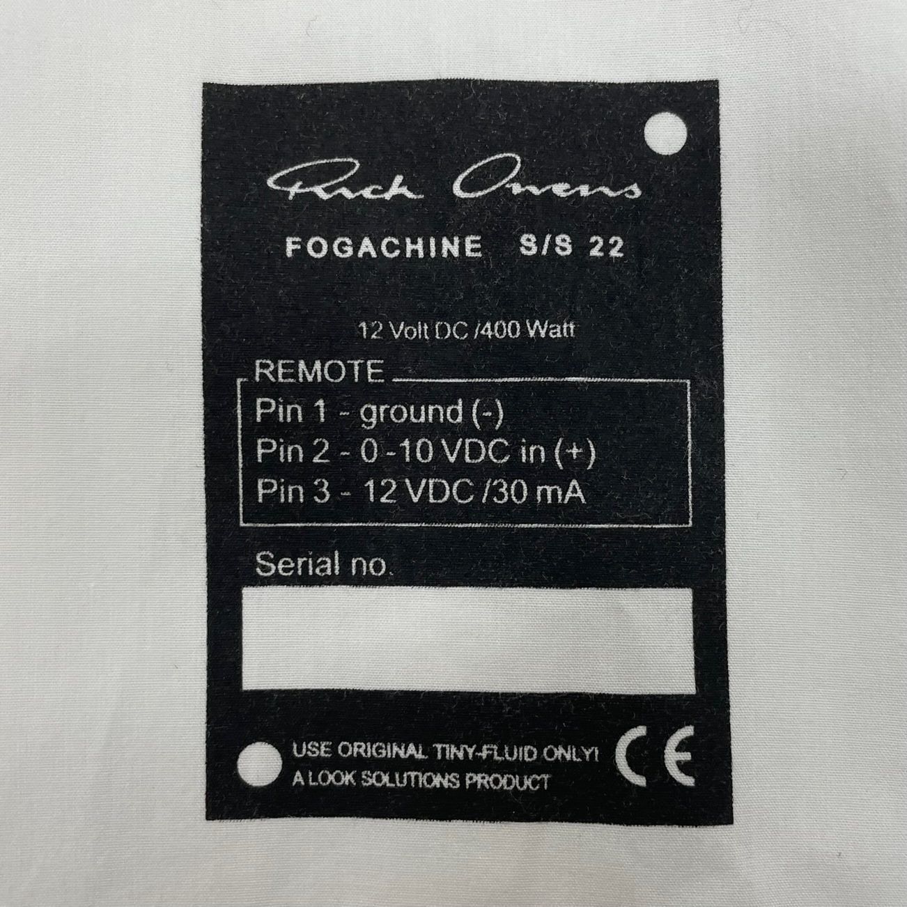RICK OWENS 22SS FOGPOCKET SHIRT フォグポケット シャツ リック