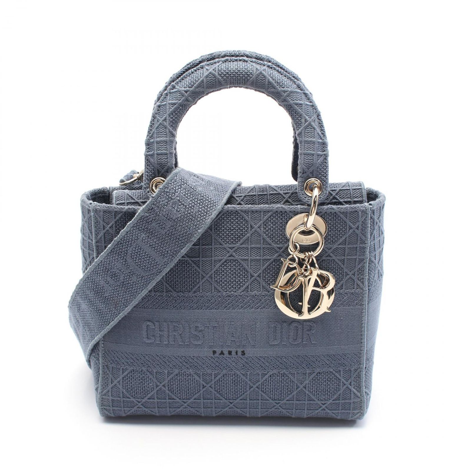 ディオール Dior ハンドバッグ LADY D-LITE ミディアムバッグ  