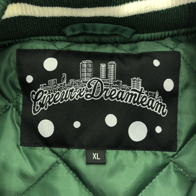 DREAM TEAM スタジャン 中古】DREAMTEAM×CIXEUR×ZECS スタジャン グリーン サイズXL