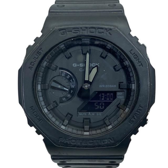 稼働品】CASIO カシオ G-SHOCK ジーショック GA-2100 時計 腕時計 アクセサリー デジアナ クォーツ ラバー ブラック - メルカリ