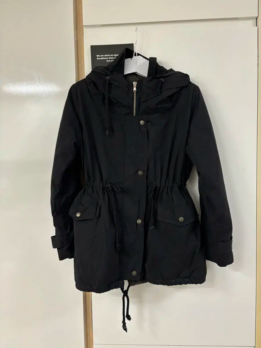 ブラック キルティング アウター ジャケット