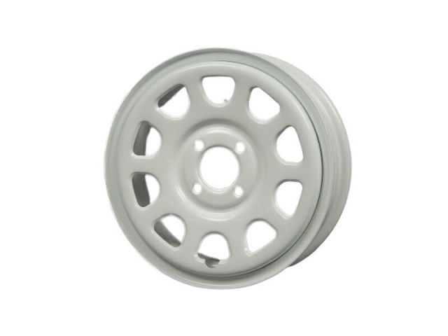 [Colin×MBRO]オールドカントリーSS10　14インチ4.5J+43 100-4H(ホワイト×4本セット)軽トラに！