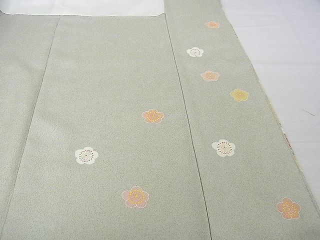 平和屋着物○京友禅の第一人者 松井青々 訪問着 吉祥花文 金彩 逸品