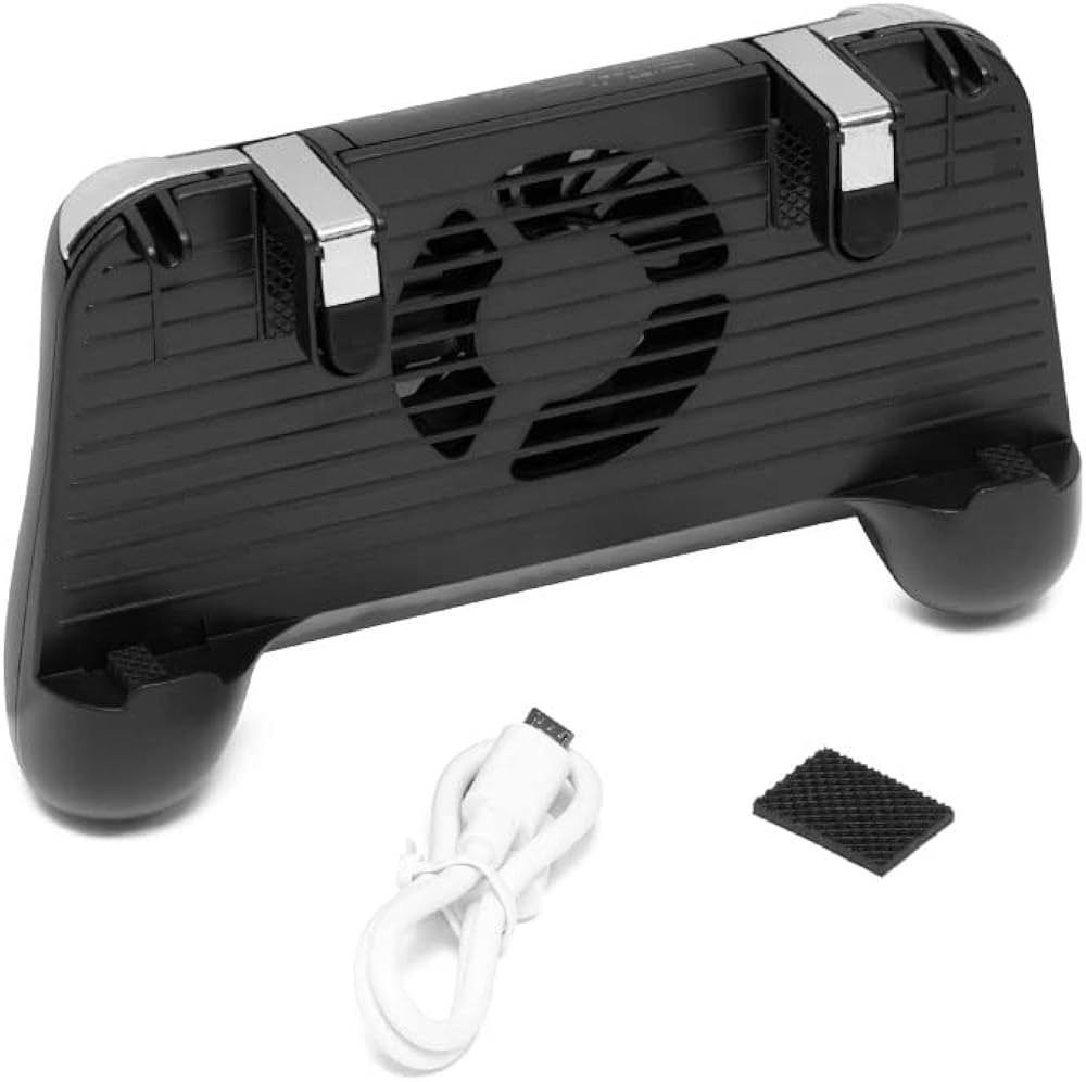 【HI30】　ゲームホルダー コントローラー 冷却ファン USBタイプ LRボタン ファン ゲームパット スマホゲーム 高速操作 ハンドルサイズ調整可能 連続撮影 便利