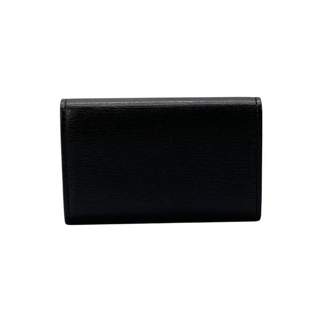 GUCCI グッチ 04579 6連 キーケース レザー ロゴ ブラック 黒 - メルカリ