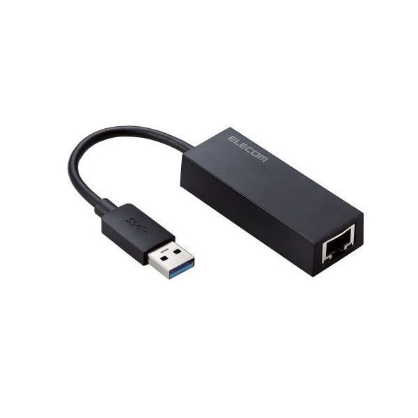 エレコム USB-Aコネクター 1Gbps 有線LANアダプター EDC-GUA3V2-B