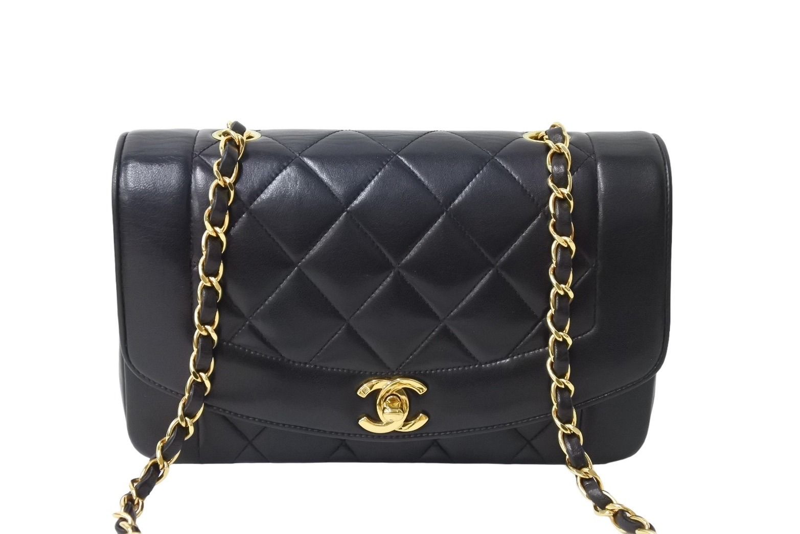CHANEL シャネル シングルフラップ ダイアナマトラッセ22