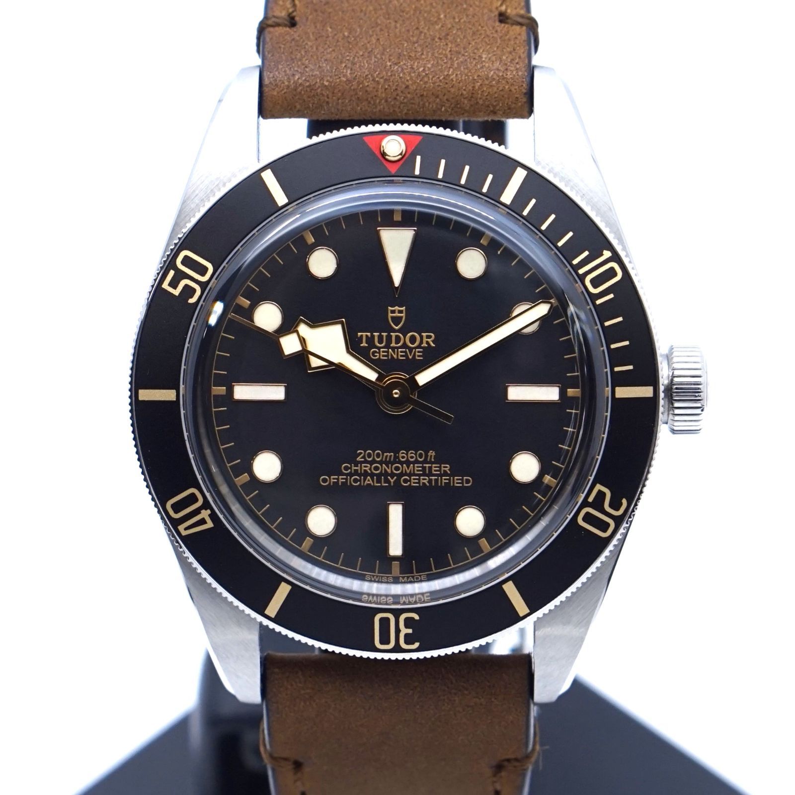 TUDOR チューダー ブラックベイ58 79030 レザー 自動巻き 200m防水 メーカー4年保証 メンズ腕時計 マニュファクチュール ...