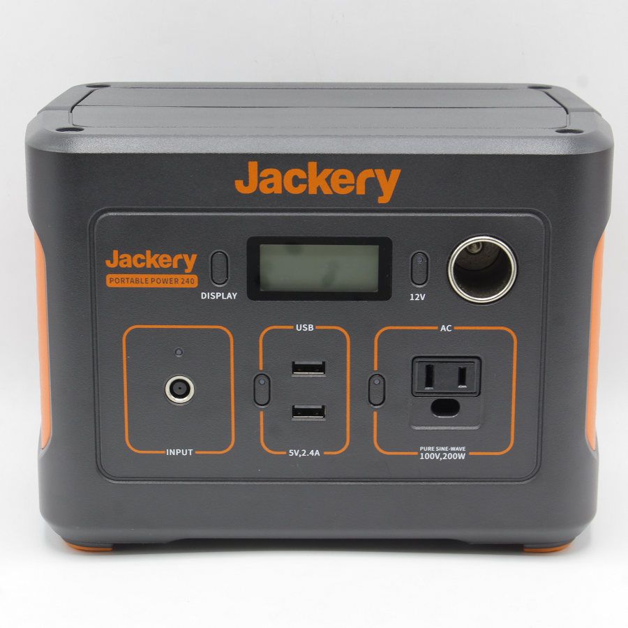 美品】Jackery 240 ポータブル電源 PTB021 大容量 67200mAh/240Wh