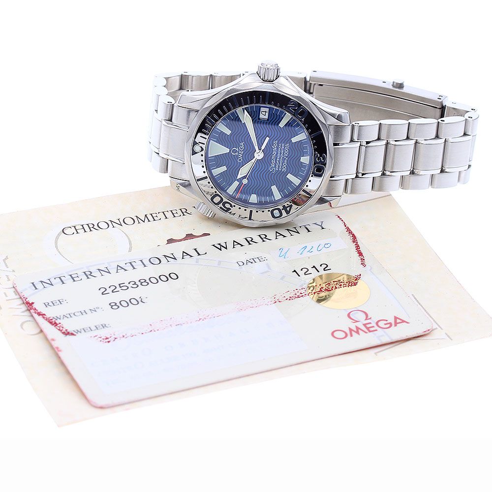 てなグッズや オメガ OMEGA 2253.80 シーマスター300 デイト 自動巻き 300M