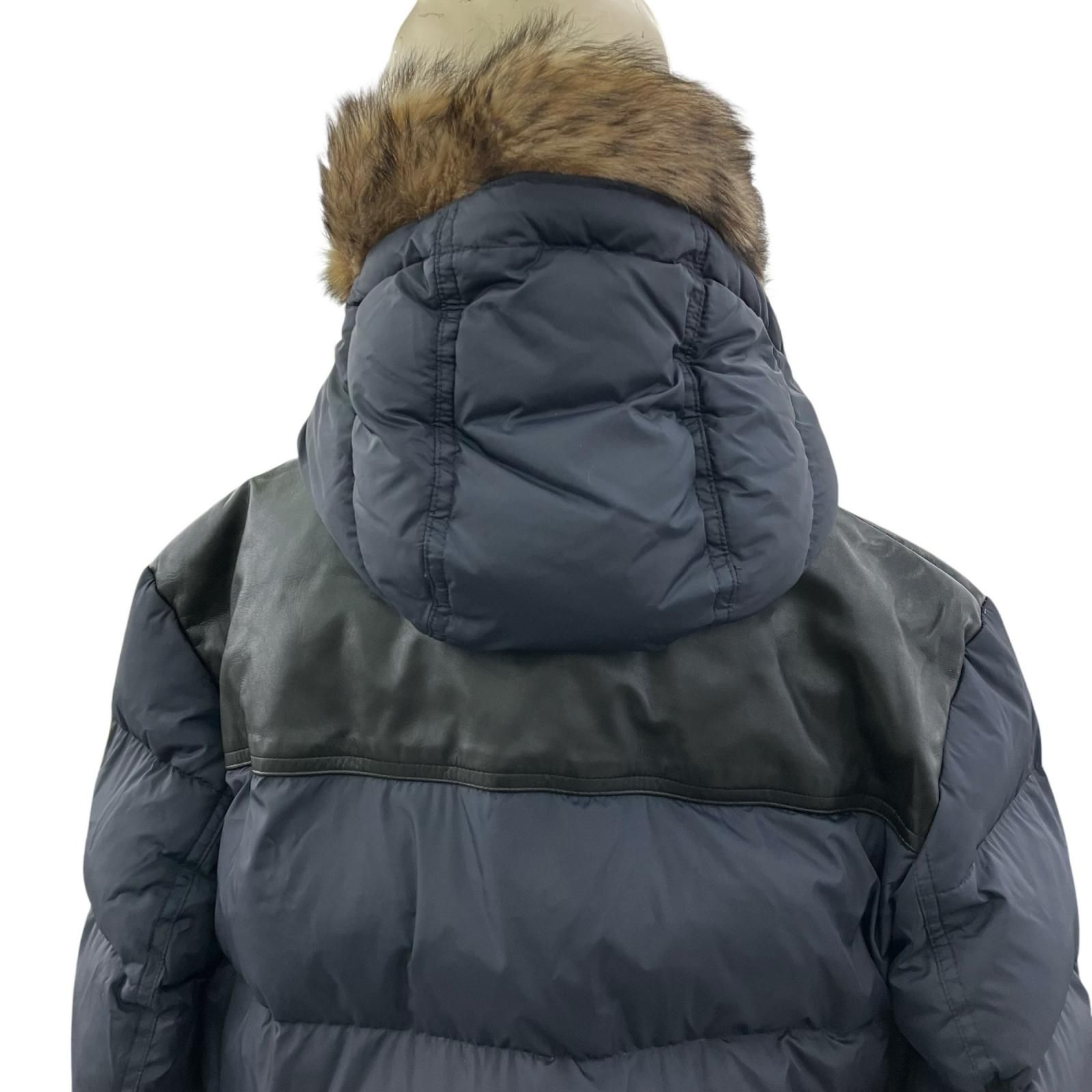 186000 COACH コーチ ダウンジャケット フード付き Sサイズ F85822 NAV