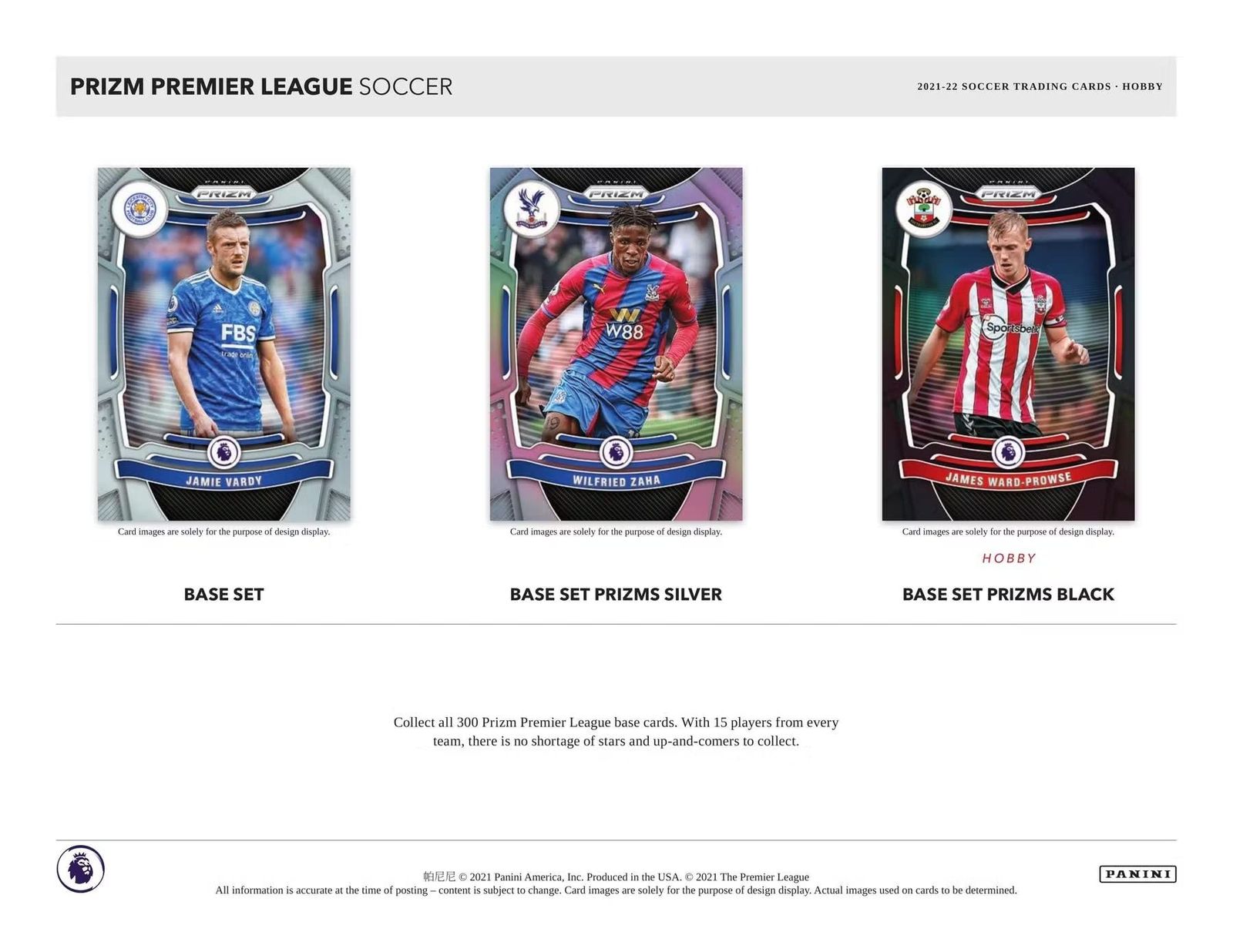 2021-22 Panini Prizm Premier League Soccer Card Blaster Box