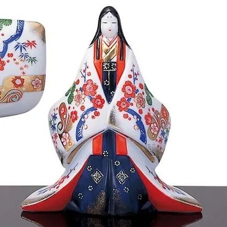 定価18700円 新品】 ひな人形 薬師窯 染錦立雛 金襴 松竹梅 立雛 親王