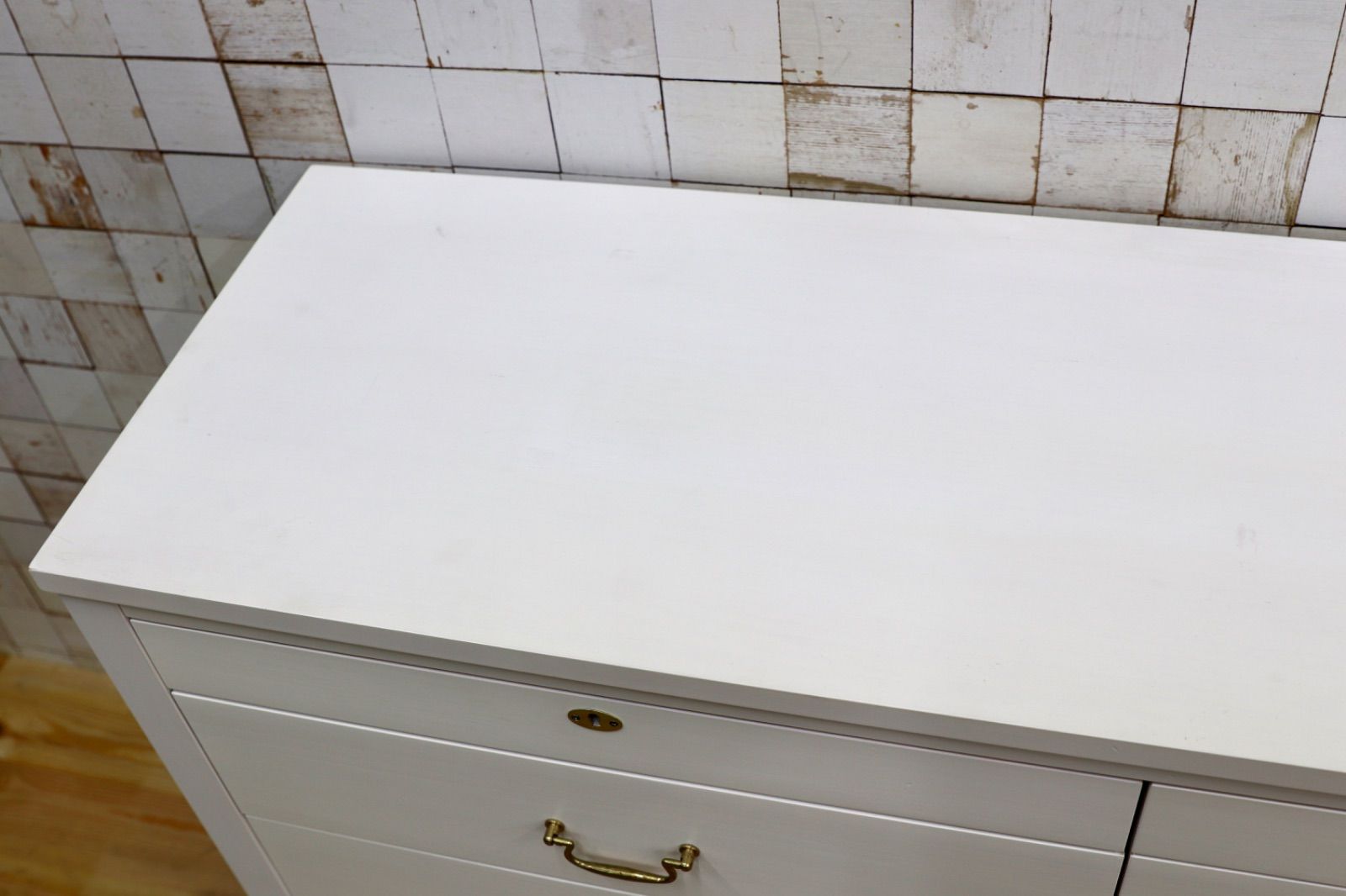 GMIK535 MOMO NATURAL モモナチュラル CIELE シェル シリーズ CLEF 120 CHEST チェスト サイドボード リビングボード 定価7.5万 MARWIL-DEMENAGEMENTS_CH