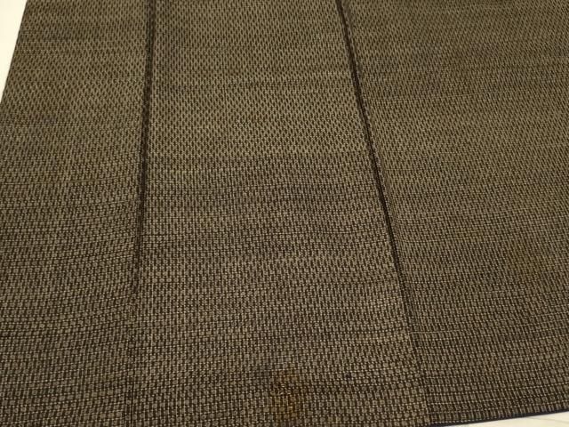 平和屋着物○男性 本場縞大島紬 格子 正絹 逸品 DAAY9277az