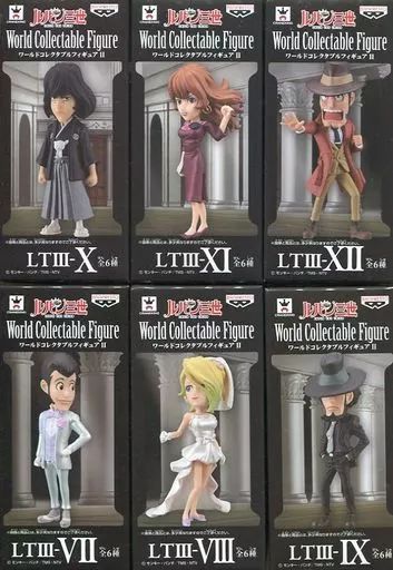 中古】フィギュア 全6種セット 「ルパン三世」 ワールド