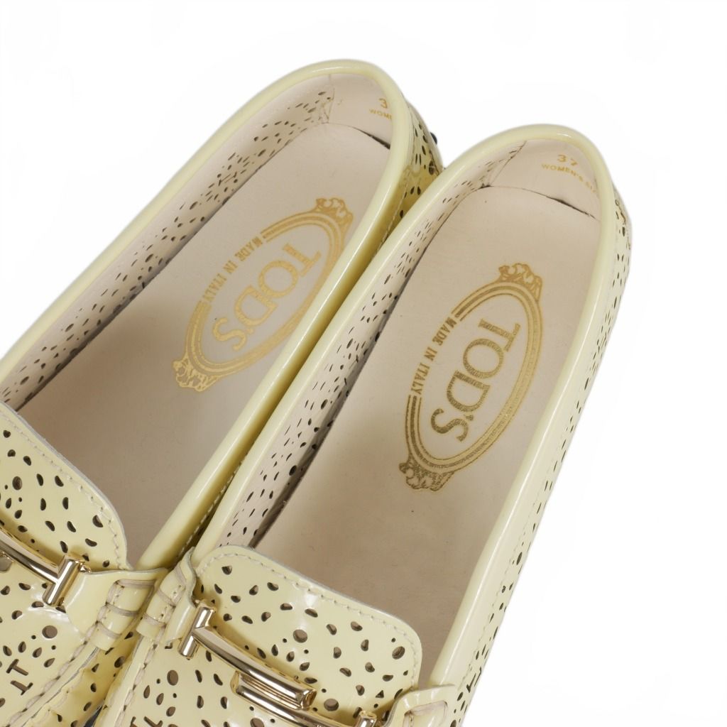 トッズ TOD'S パンチング ローファー モカシン ドライビング