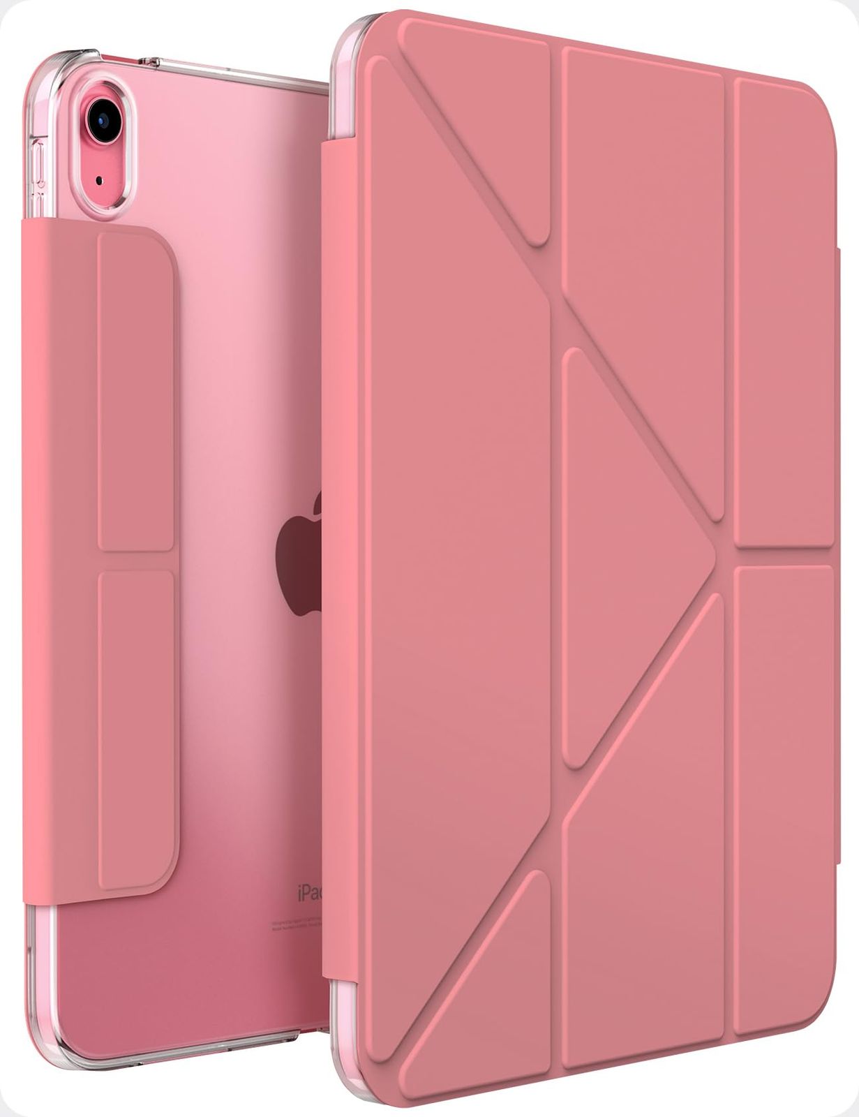 【大人気，新作】 特価商品 UNIQ iPad ケース 10.9インチ対応 第10世代モデル 3wayスタンド 軽量 耐衝撃 カバー CAMDEN (ピンク) その他