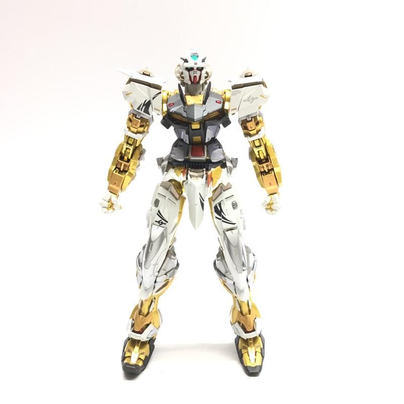 【新品・未開封】L BUILD ガンダムアストレイ ゴールドフレーム 蘇りし金色の試作機。「METAL BUILDガンダムアストレイ ゴールド