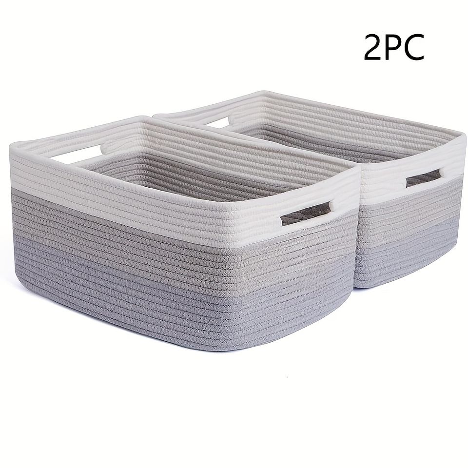織物収納バスケット｜衣類 おもちゃ整理に
