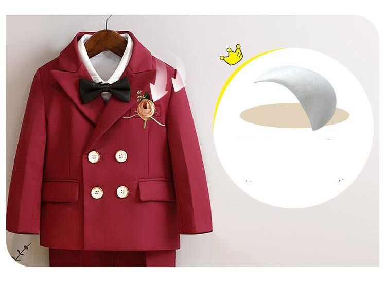 美品】V.O.W.W キッズスーツ 165㎝ 黒 4点セット （黒スーツ