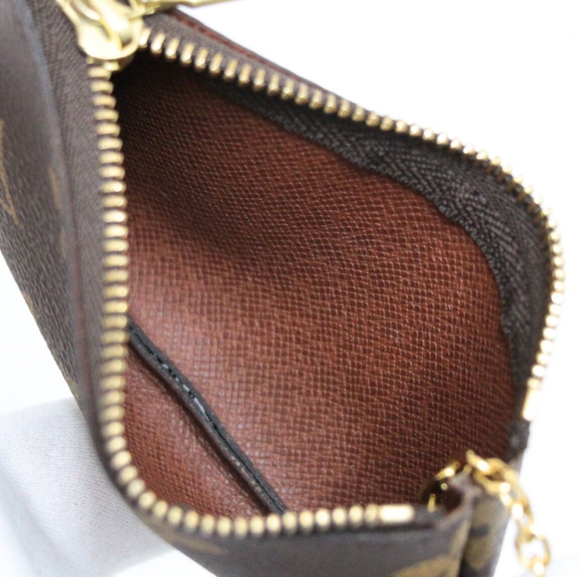 【外観美品】ルイヴィトン モノグラム ポシェット クレ コインケース キーリング 広尾店】ルイヴィトン Louis Vuitton ポシェットクレ キーケース