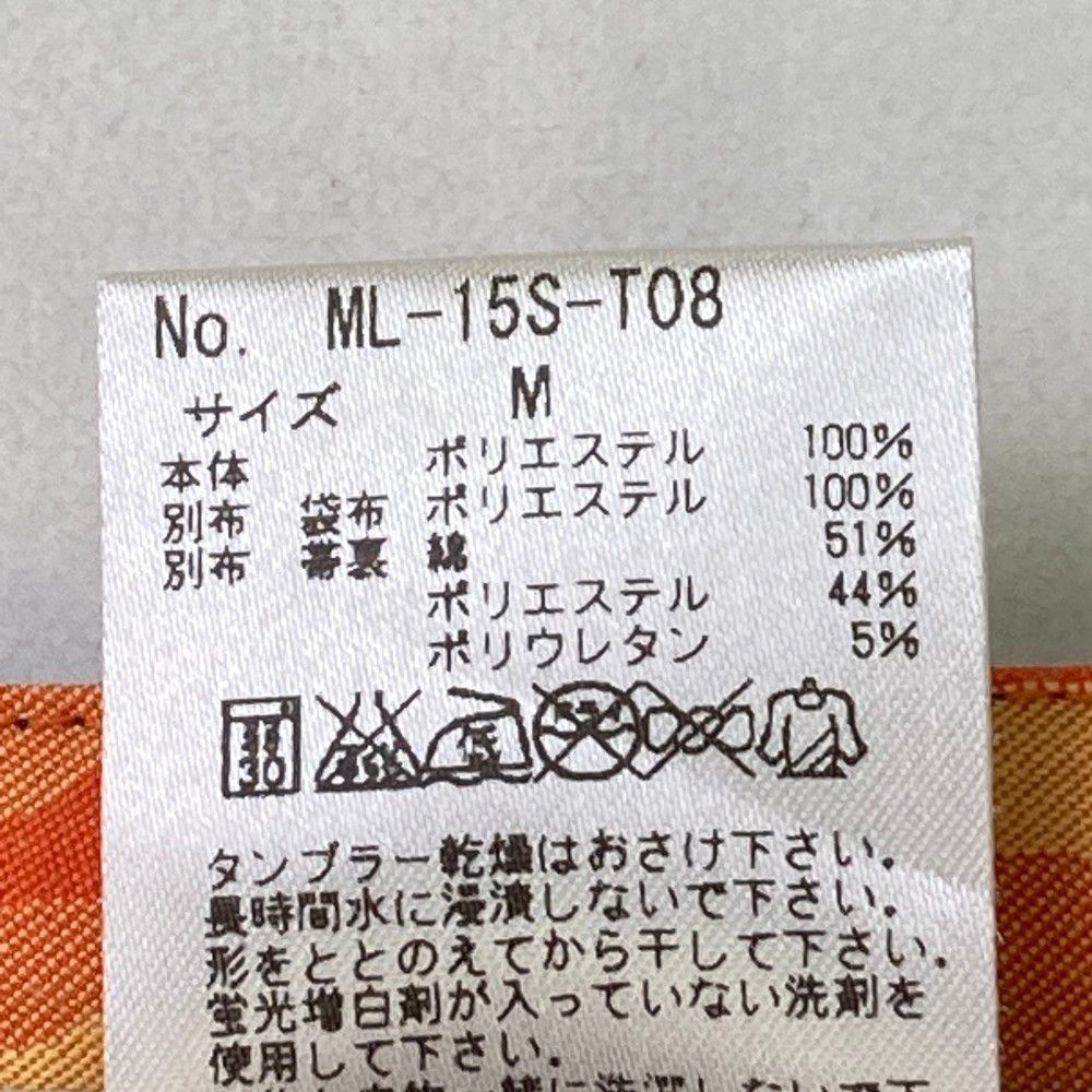 サイズ：M MARK&LONA マークアンドロナ パンツ ボタニカル柄 オレンジ