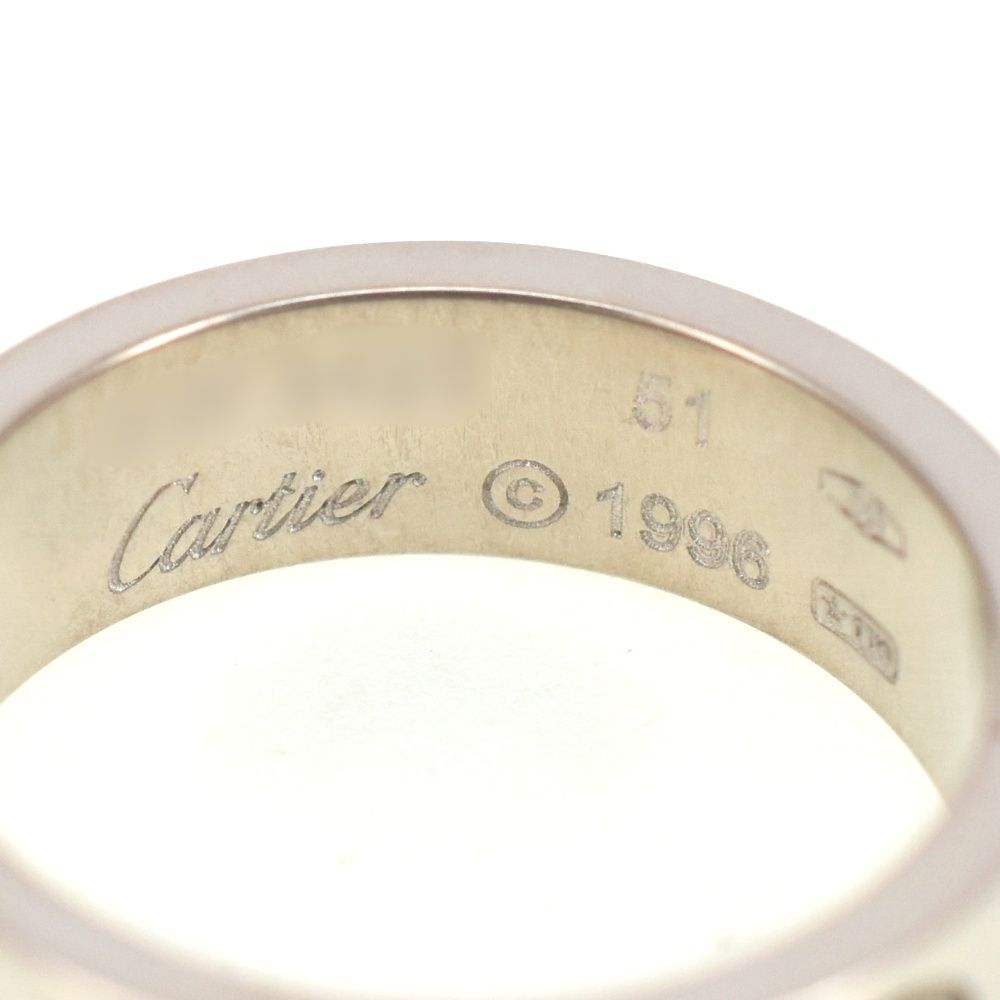 カルティエ CARTIER ラブ リング クラシックモデル サイズ51 JP11 K18WG レディース き S 139633