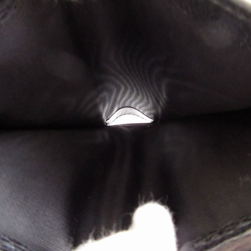 新品同様 グッチ GGマーモント ラインストーン 499783 レザー ブラック  