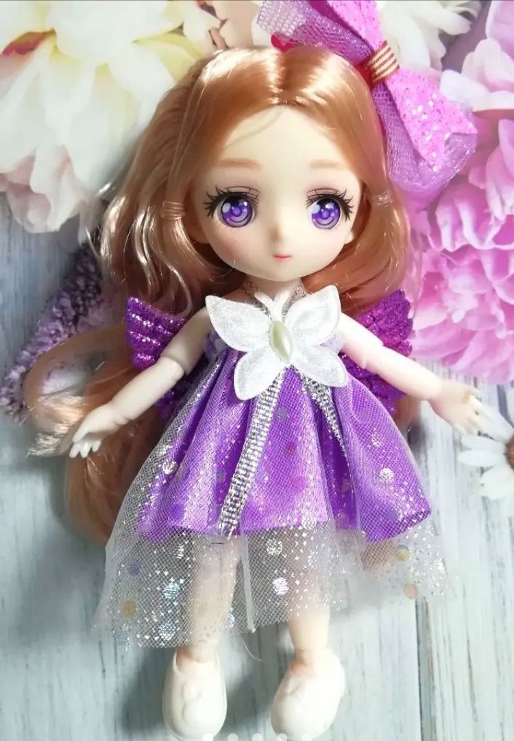 【No.359】お人形 16㎝   bjd  球体関節人形  オビツ ドール No.359】お人形 16㎝ bjd 球体関節人形 オビツ ドール - メルカリ