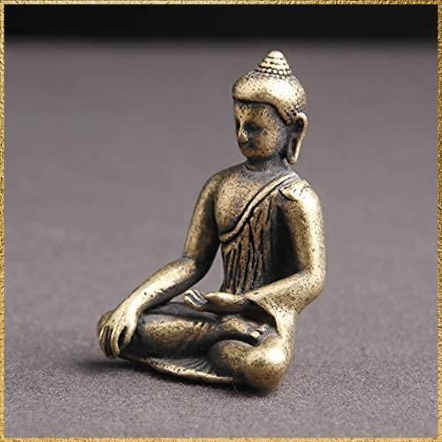 極小仏像 釈迦如来像 真鍮釈迦牟尼仏坐像 銅製仏像 仏教美術品