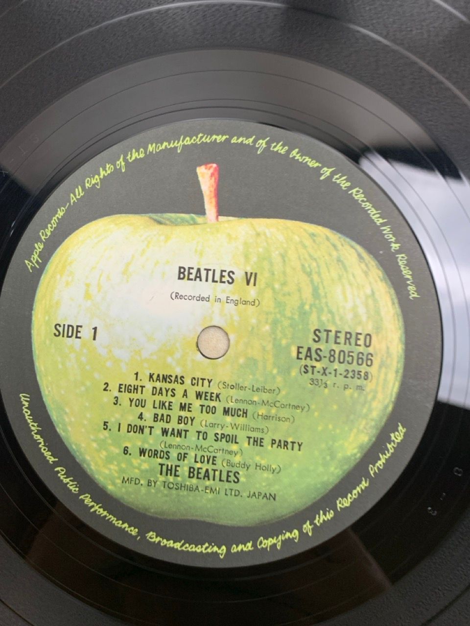 【美盤】The Beatles レコード 6枚セット LP LP 帯付 THE BEATLES ビートルズ6 EAS80566 - メルカリ