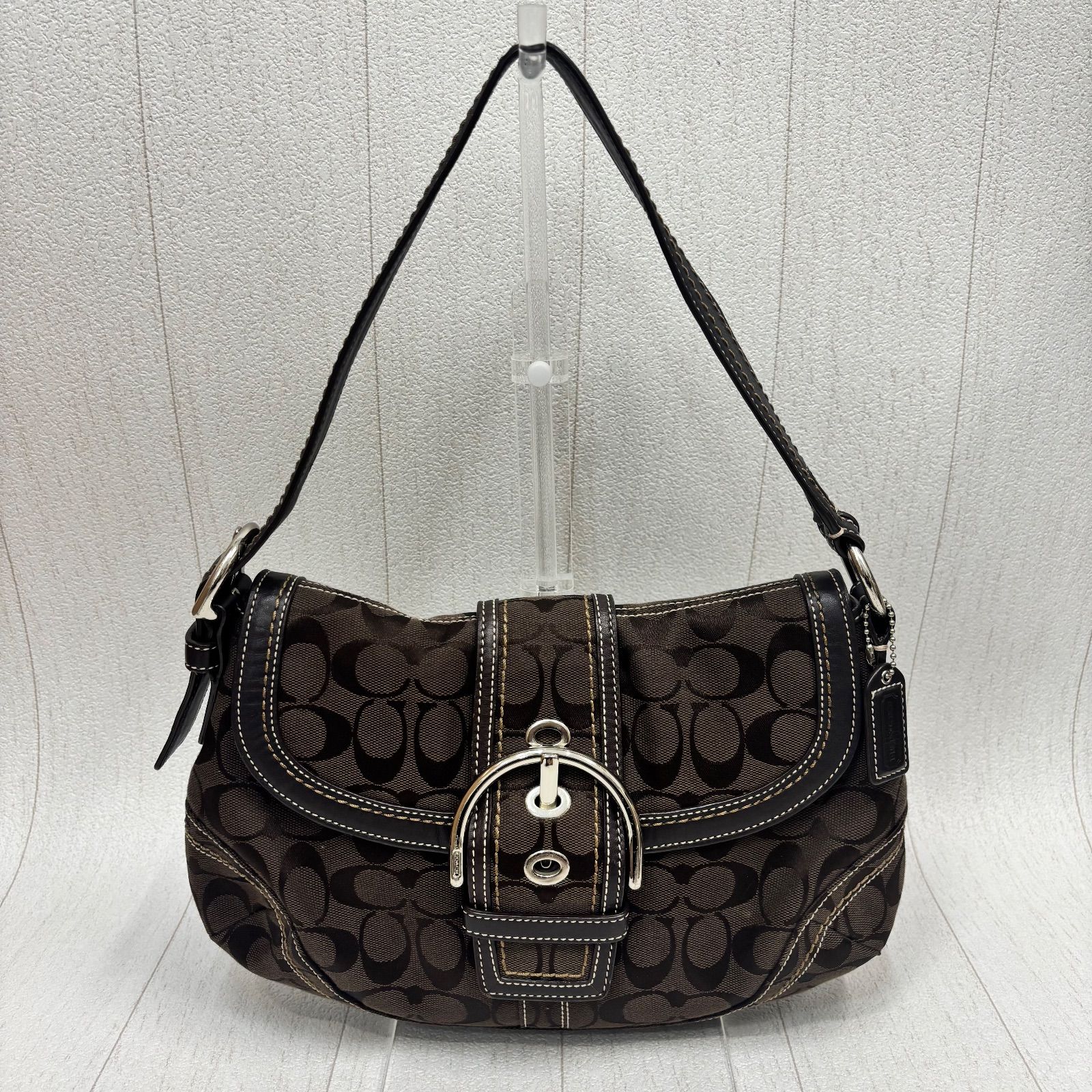 コーチ 10296 ワンショルダー ソーホー ブラック シグネチャー COACH 