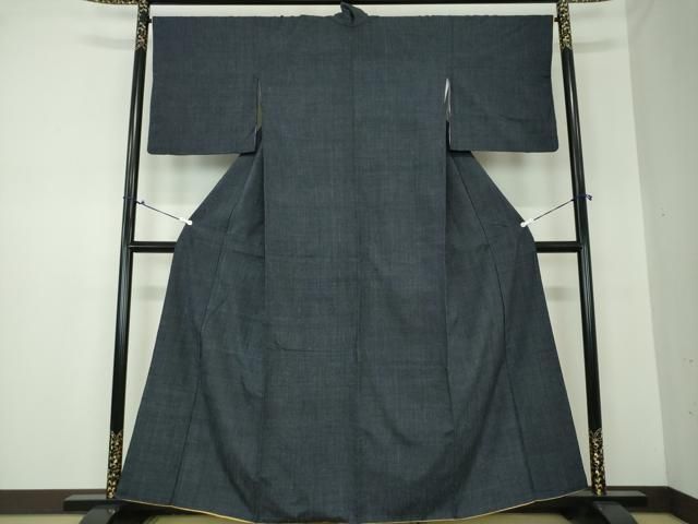 平和屋着物●結城紬　縞　正絹　逸品　DAAQ3385ps 平和屋着物○結城紬 縞 正絹 逸品 DAAQ3385ps