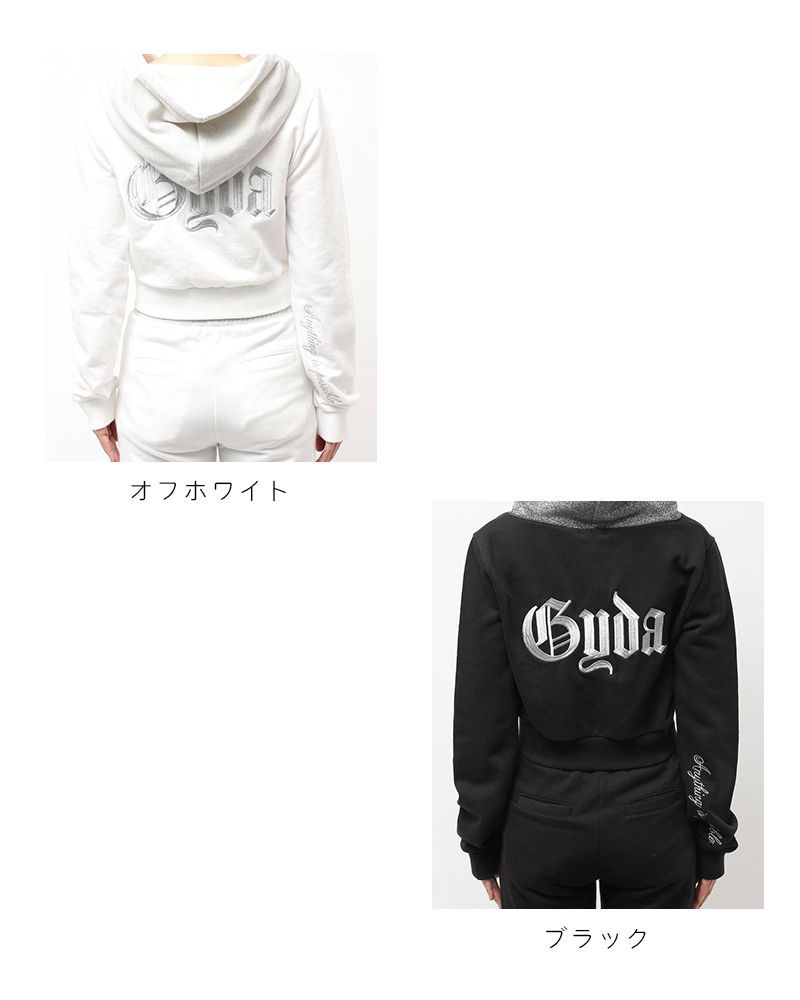GYDA ジェイダ BACK GYDA embroidery GLITTERパーカー 072542930301
