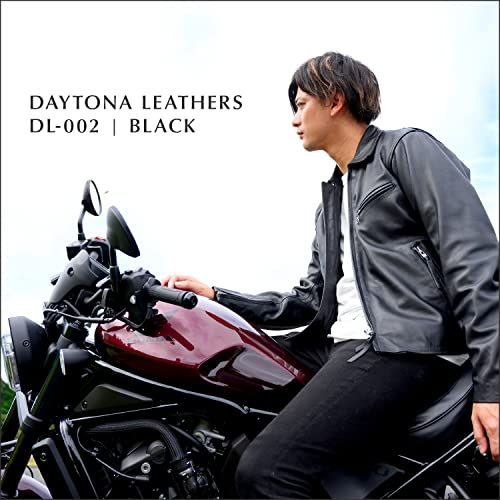 メンズ_L デイトナ(Daytona) バイク用 レザー ジャケット 本革(撥水 ...