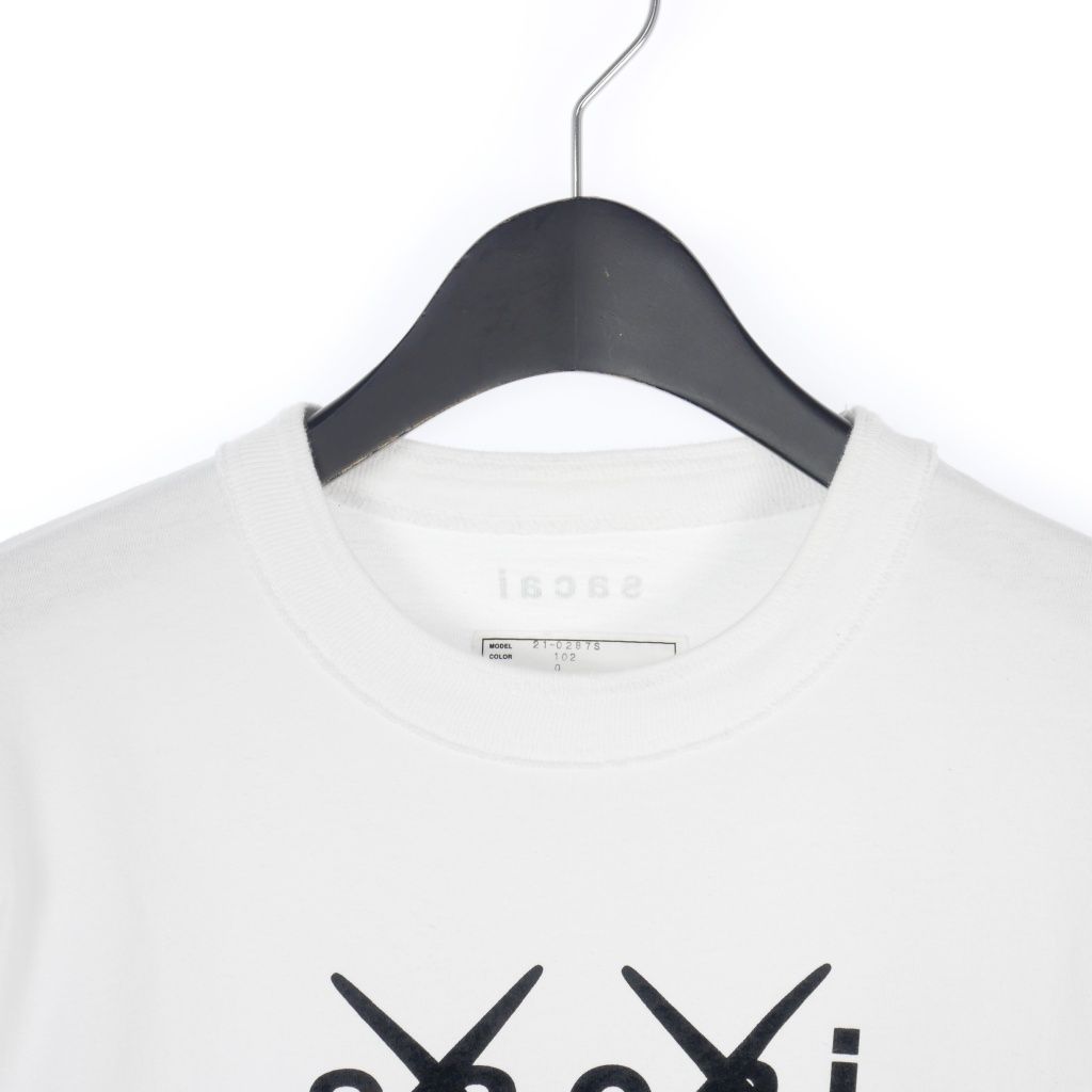 サカイ sacai × カウズ kaws レイヤード カットソー プリント T