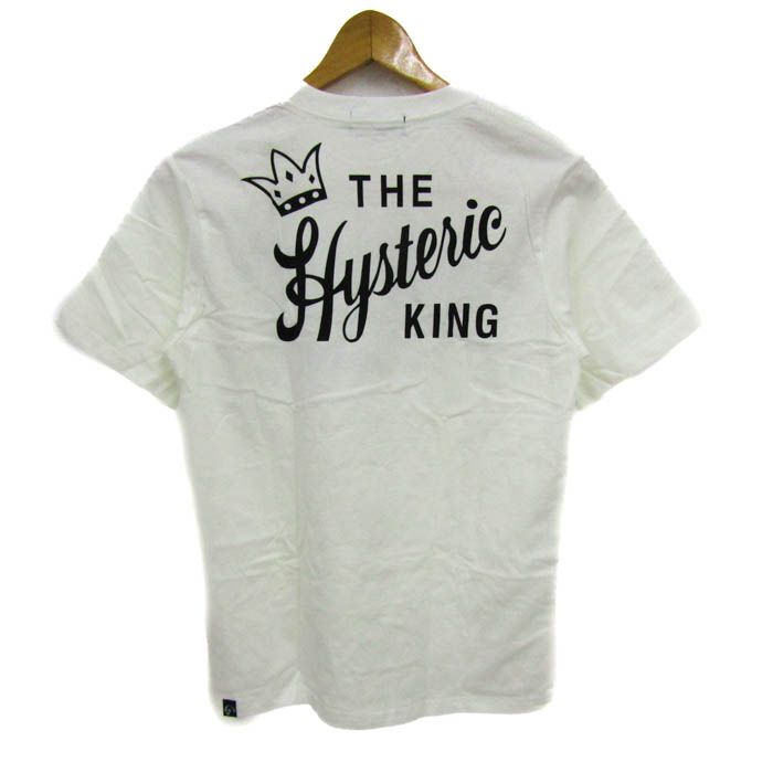 ^_-☆ HYSTERIC GLAMOUR 半袖Tシャツ ホワイト HYSTERIC GLAMOUR 半袖Tシャツ ホワイト - メルカリ