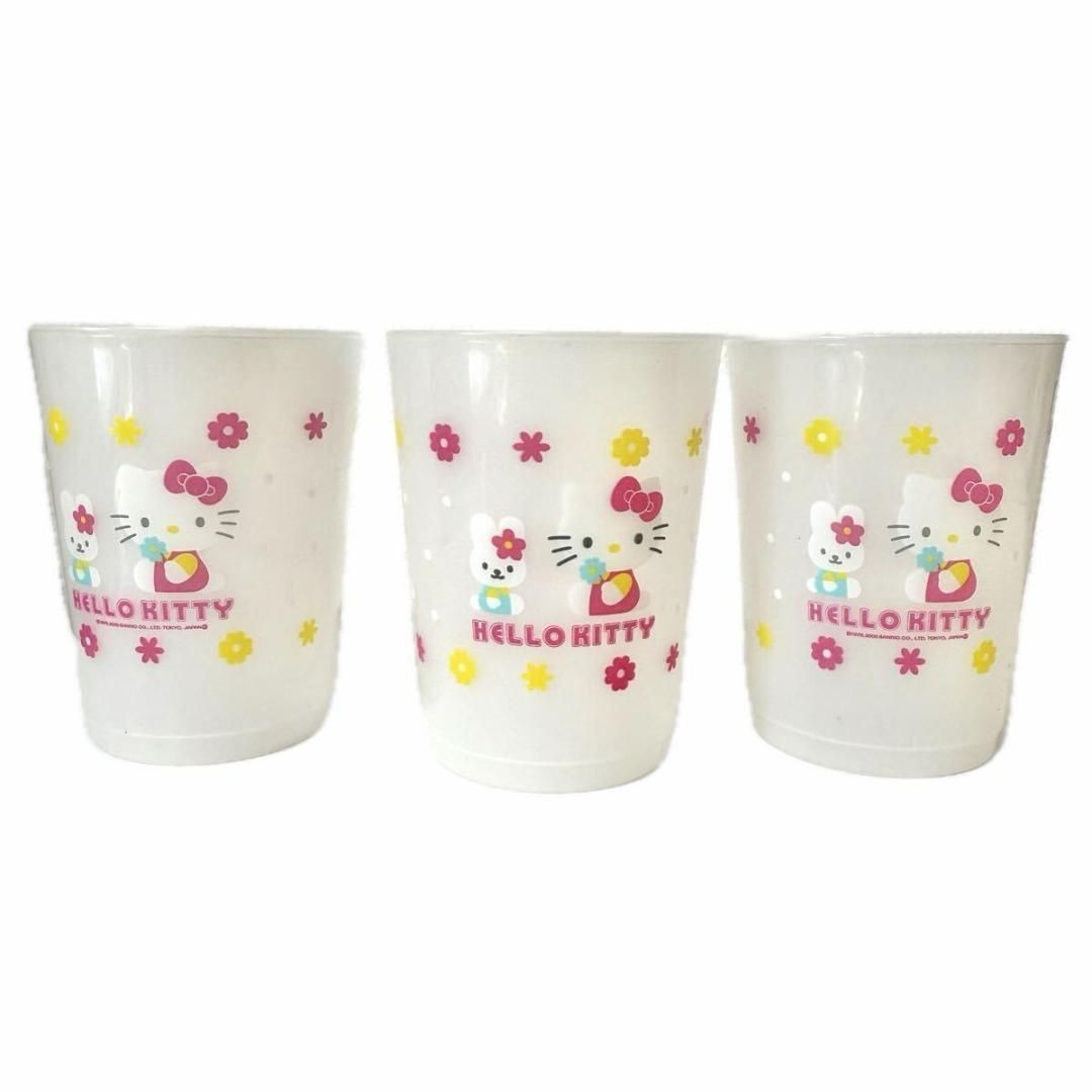 2000 Sanrio ハローキティ コップ サンリオ プラスチック カップ Hello
