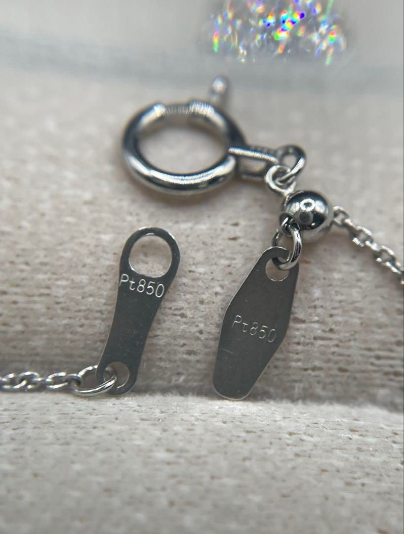 JQ331☆高級 ダイヤモンド0.528ct プラチナ ネックレス 鑑定付 - メルカリ