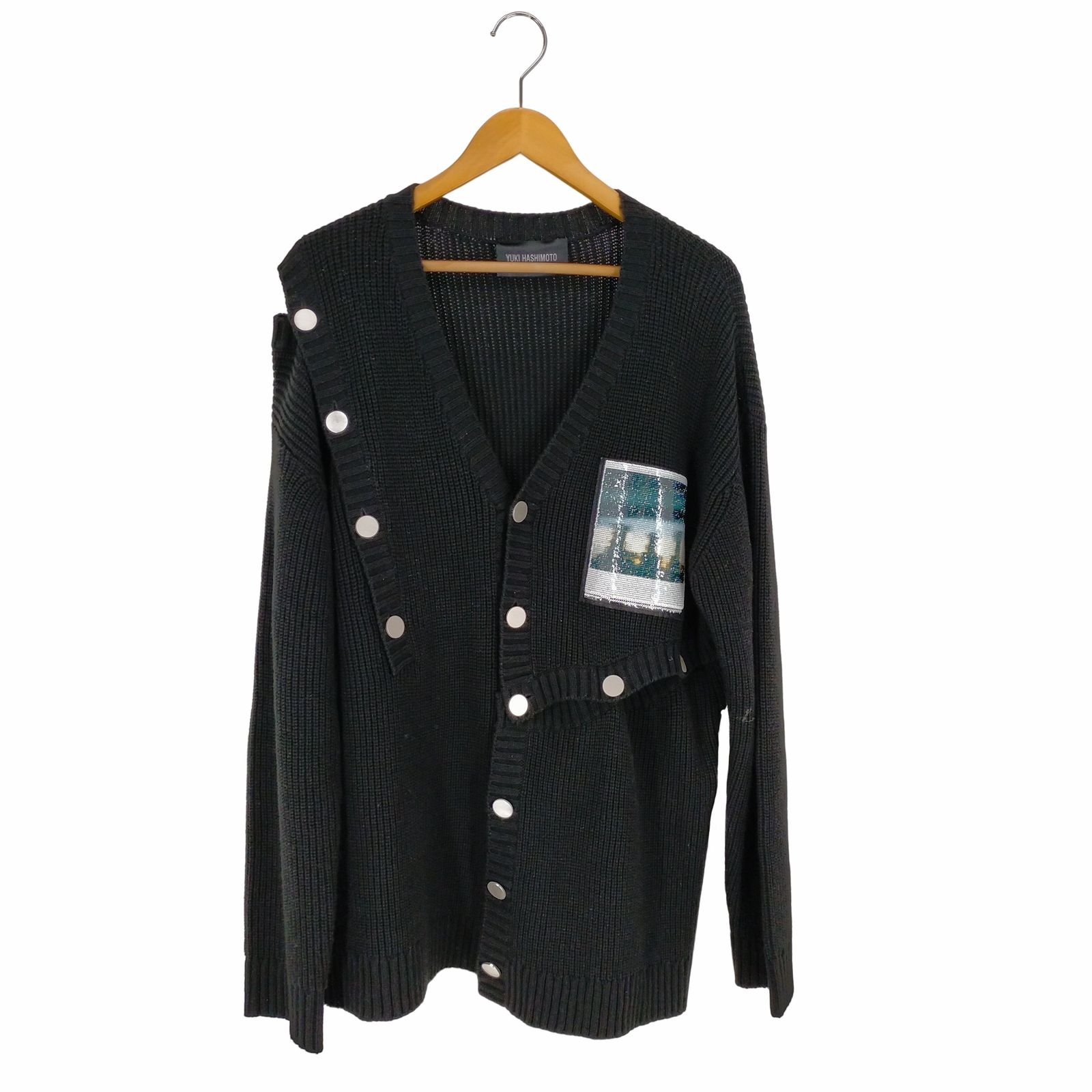 ユウキハシモト YUKI HASHIMOTO 22AW CONSTRUCTOR PATCHED CARDIGAN 