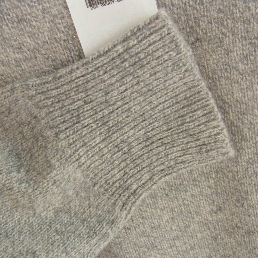 COMOLI コモリ 21AW U03-06007 ラムズ ウール ガンジーネック ニット  