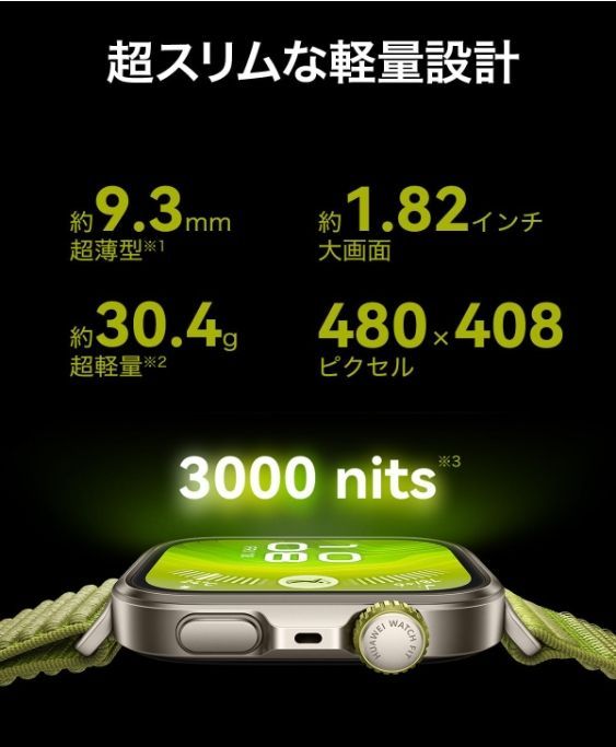 HUAWEI WATCH FIT 4 Pro ブラック SYA-B29 スマートウォッチ