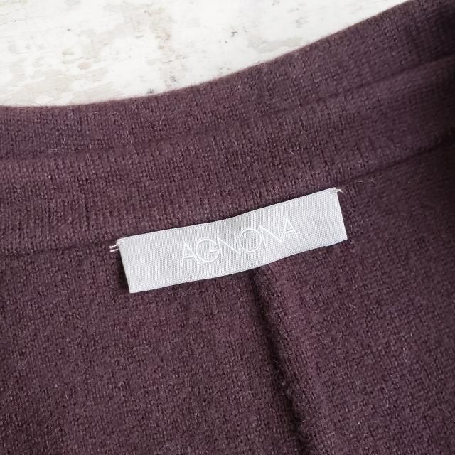 アニオナ AGNONA ☆ カシミヤ100% ニット ジャケット イタリア製