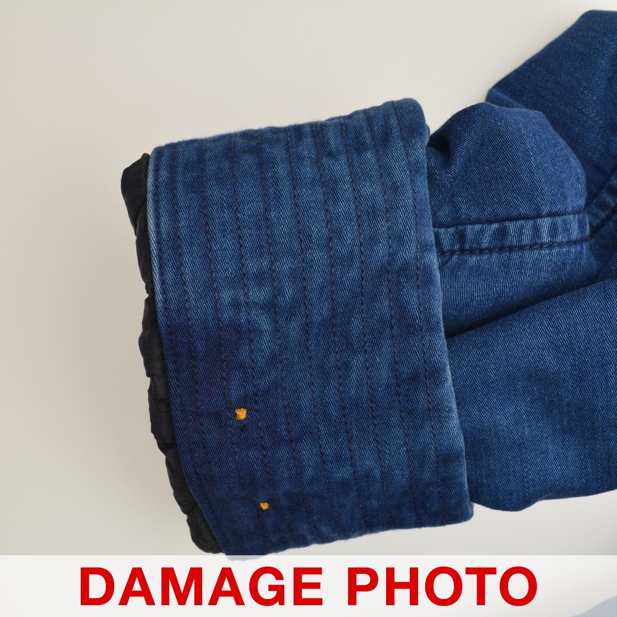 45rpm/45R】麦サテンのイヌイットブルゾン インディゴ 中綿ジャケット