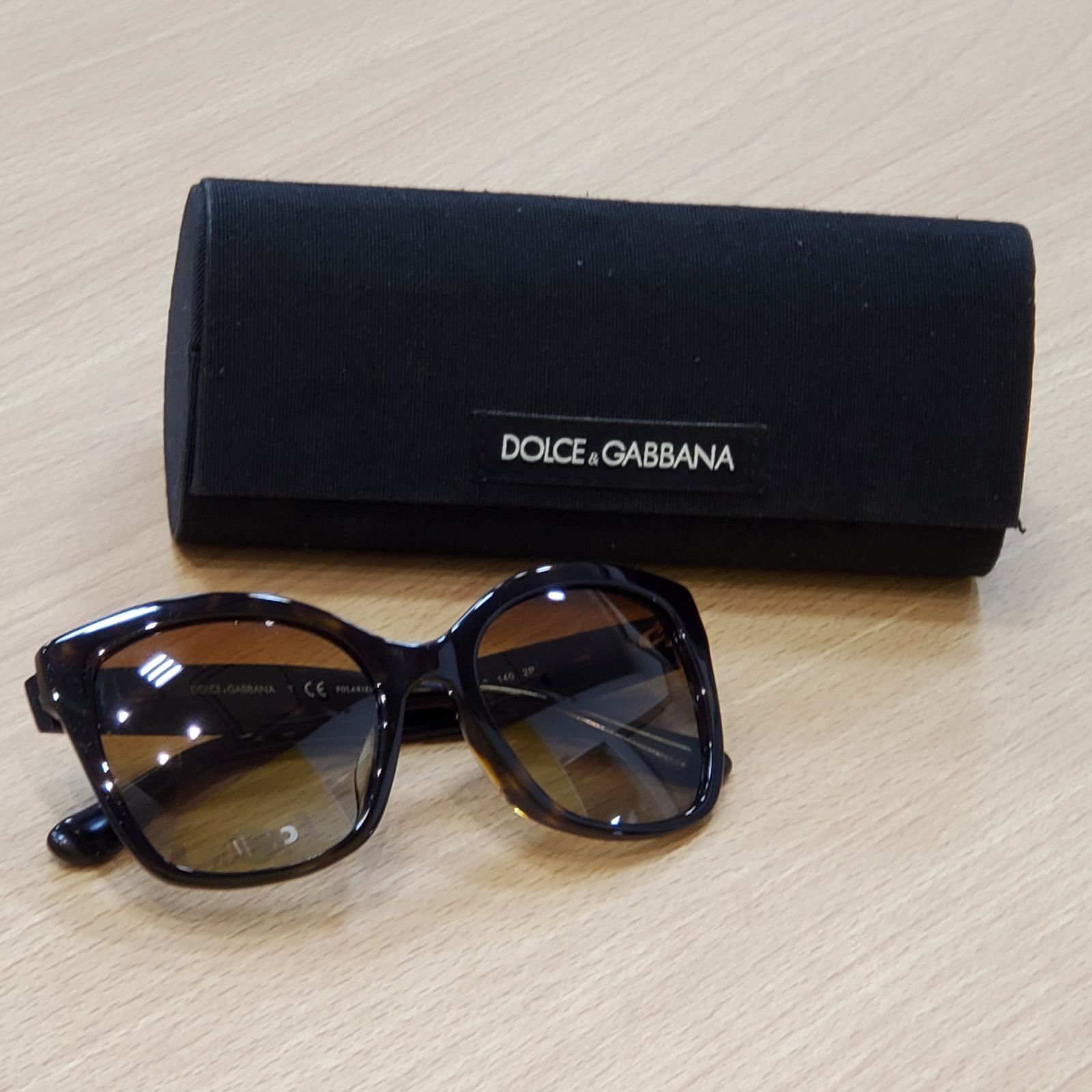 EL6】DOLCE&GABBANA D&G ドルチェ＆ガッバーナ べっ甲風 ロゴ