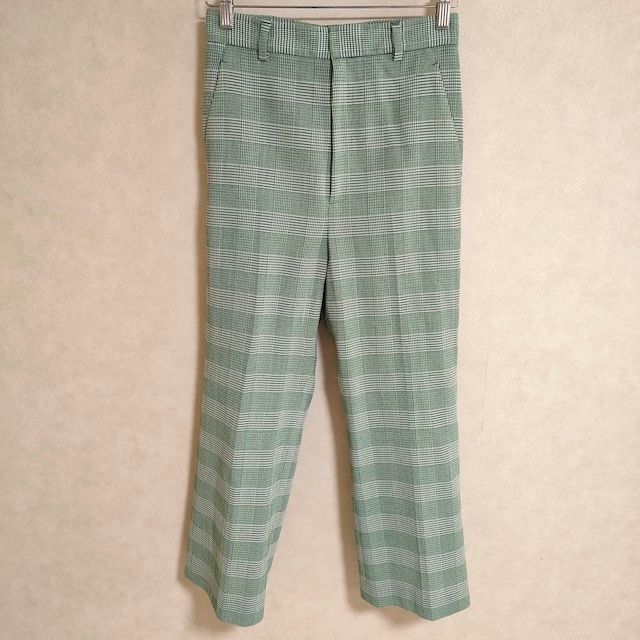 ROKU 6 BEAUTY&YOUTH GLEN CHECK PANTS 定価26400円 サイズ34 パンツ