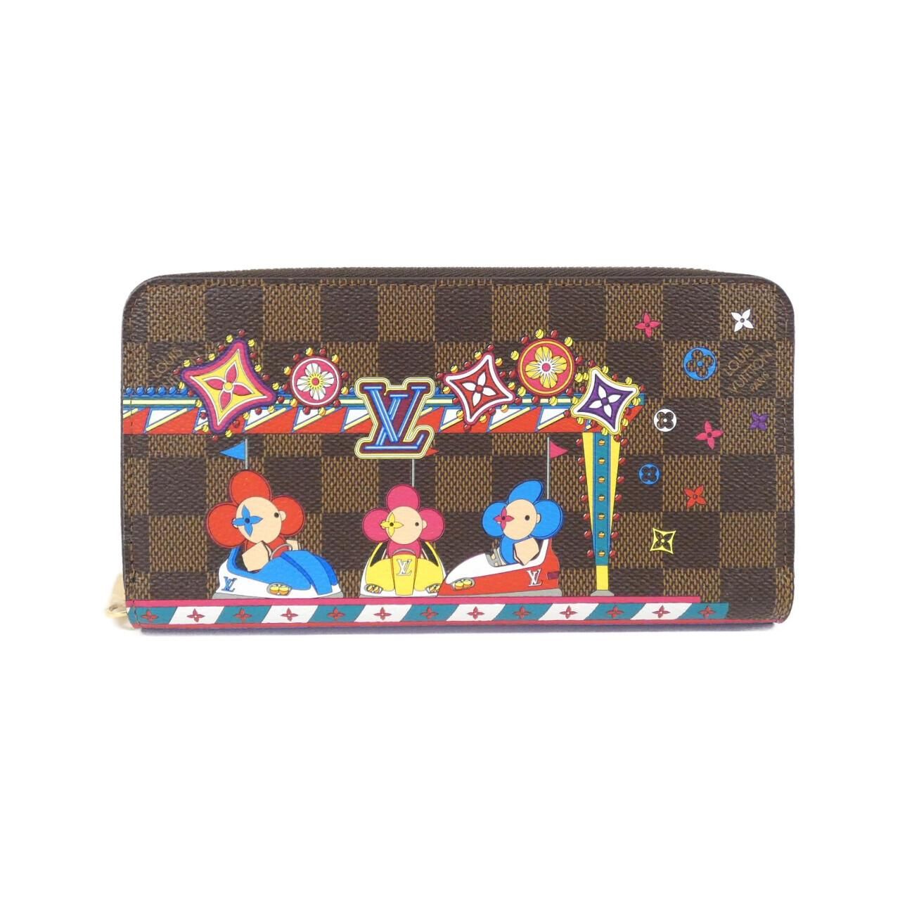 ルイヴィトン ダミエ(ホリデイ) ジッピー ウォレット N60403 財布